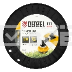 Леска для триммера двухкомпонентная квадрат, 3,0мм х 111м, на DIN катушке EXTRA CORD Denzel, фото2