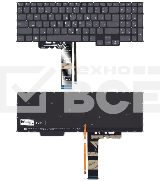 Клавиатура для ноутбука Lenovo 5 Chrome 16IAU7 черная