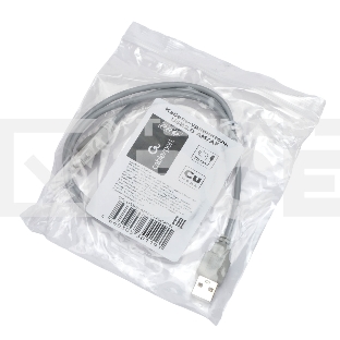 Кабель-удлинитель USB2.0 Cablexpert CC-USB2-AMAF-75CM-N, AM/AF, медь, Pro, 75см, серый, пакет