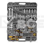 Набор инструментов Denzel 1/2', 1/4', CrV, S2, пластиковый кейс, 194 предмета, фото81