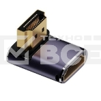 Переходник HDMI угловой  папа-мама вниз, фото 1
