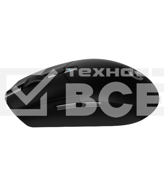 Мышь беспроводная Logitech G304 Lightspeed черный, 12000 dpi, радиоканал, USB, кнопки - 6
