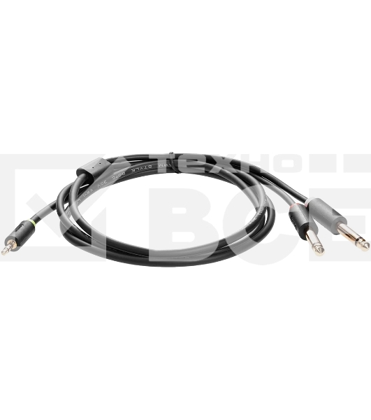 Кабель-адаптер 3.5ST(M)/2X6.35 ST(M), 1.5м, Telecom PRO <TAV6168-1.5M>