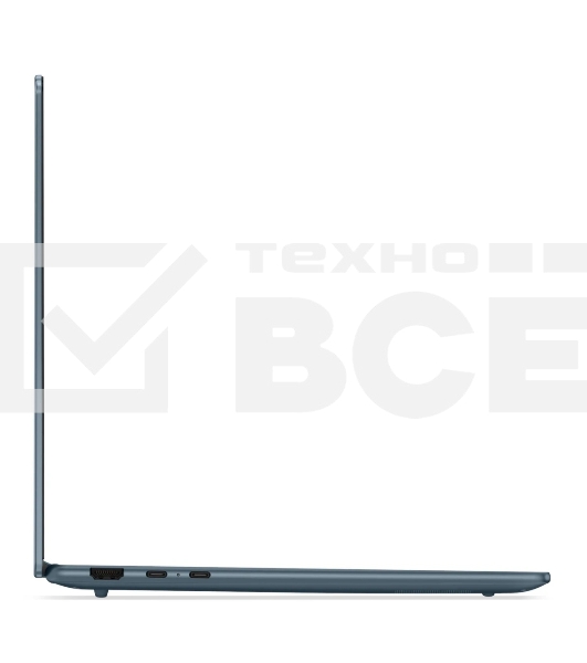 Ноутбук Lenovo Yoga Slim 7 14AKP10 14'(2880x1800 OLED)/AMD Ryzen AI 7 350(2Ghz)/32768Mb/1024PCISSDGb/noDVD/Int:AMD Radeon 860M/Cam/BT/WiFi/70WHr/war 1y/1.19kg/tidal teal/Win11Home + 65W, RU kbd