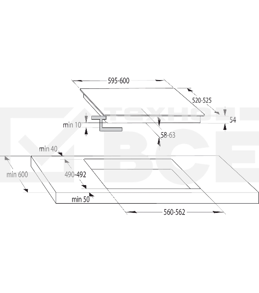 Индукционная варочная панель Gorenje GI6421BC
