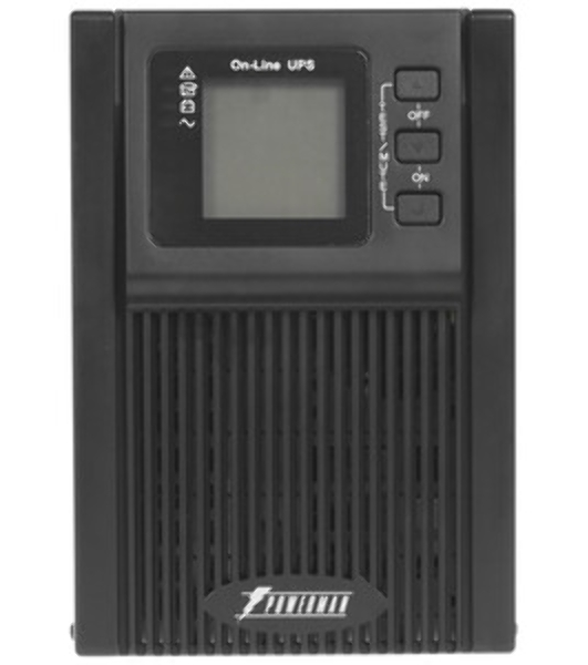 Источник бесперебойного питания PowerMan Online 1000 PLUS (1000ВА/800Вт, Online-Double conversion/LCD Display/USB/Software/RJ11/45,RS-232)