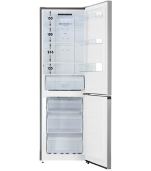 Холодильник Gorenje NRKE62XL серебристый металлик двухкамерный 203/99л морозилка снизу, No Frost
