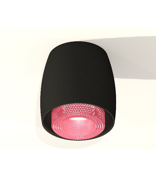 Светильник Ambrella Light XS1142022 SBK/PI черный песок/розовый MR16 GU5.3 (C1142, N7193)
