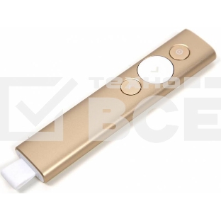 Презентер Logitech Spotlight золотистый, радиоканал, USB, кнопки - 3