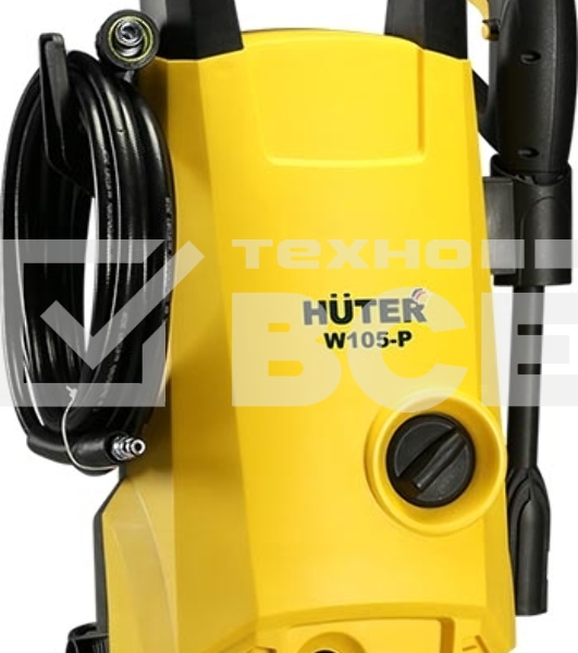Мойки Huter W105-Р 70/8/3 Мойки высокого давления { 1400 вт, 105 бар, расход=342 л/час, вход=0,4 бар }
