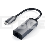 Адаптер Satechi Type-C to Gigabit Ethernet. Поддержка 10/100/1000Mbps Ethernet. Цвет серый космос., фото3