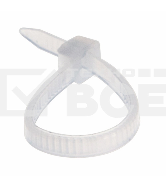 Хомут-стяжка кабельная нейлоновая Rexant 100 x3,6 мм, белая, упаковка 100 шт.