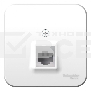 Розетка компьютерная ОП BLANCA RJ45 кат.5e изол. пласт. бел. SchE BLNIA045001