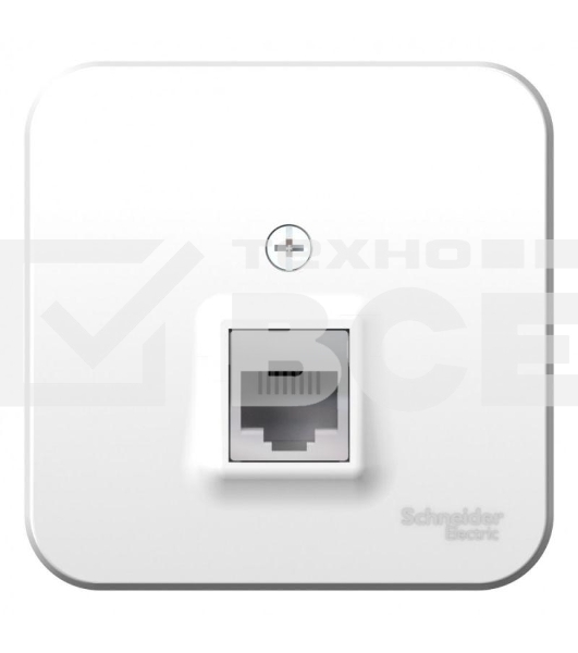 Розетка компьютерная ОП BLANCA RJ45 кат.5e изол. пласт. бел. SchE BLNIA045001
