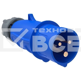 Вилка Iek PSN01-032-3 переносная ССИ-023 32А-6ч/200-250В 2Р + РЕ IP44 MAGNUM ИЭК