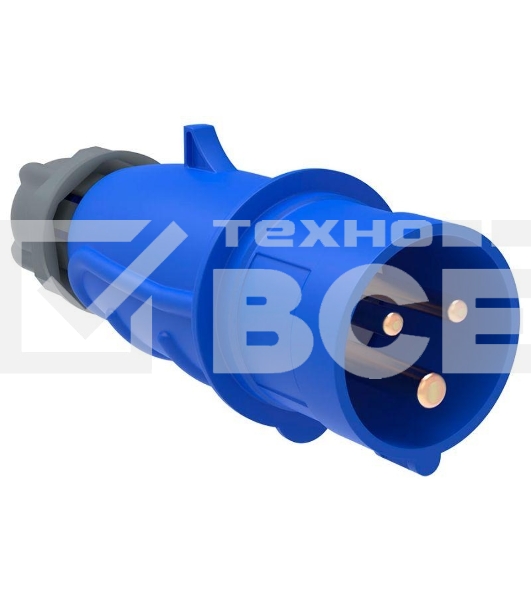 Вилка Iek PSN01-032-3 переносная ССИ-023 32А-6ч/200-250В 2Р + РЕ IP44 MAGNUM ИЭК