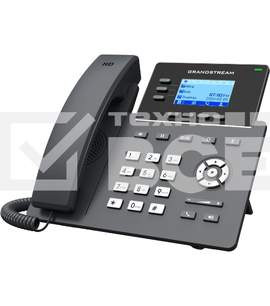 Телефон IP Grandstream GRP2603P черный
