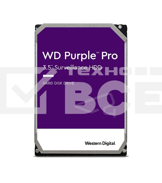 Жесткий диск Western Digital  Original SATA-III 18Tb WD181PURP Video Purple Pro (7200rpm) 512Mb 3.5