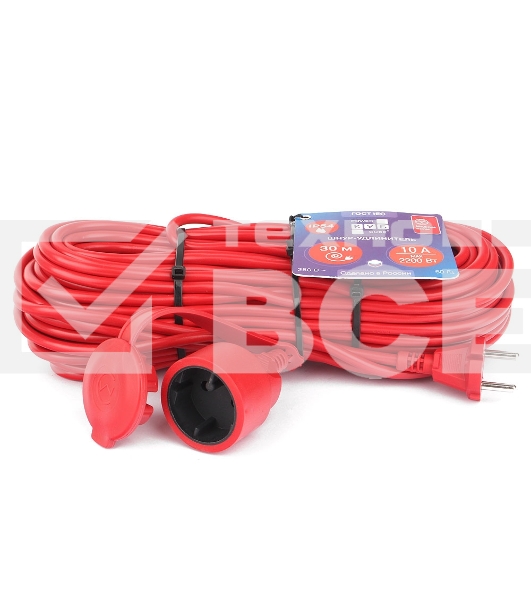 Удлинитель Power Cube PC-2-B-30(IP), 10А, 30м, IP54