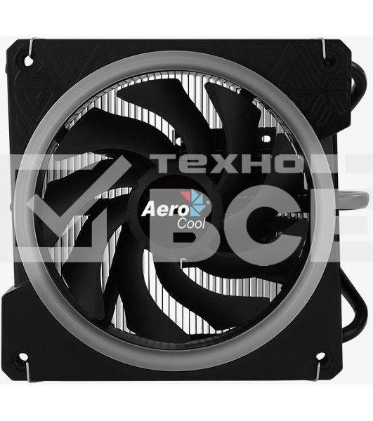 Кулер для процессора AeroCool/Formula Cylon 3H черный, 120 мм, алюминий, 1800 об/мин, 24.3 дБ, 4 pin, 125 Вт, 98 мм