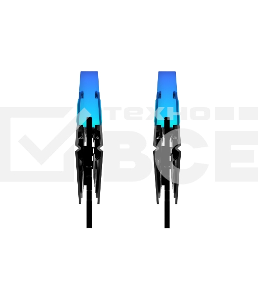 Оперативная память XPG Spectrix D41 RGB, DDR4, 32GB (2x16GB), 3600MHz, CL18, UDIMM, с радиатором, RGB, серый