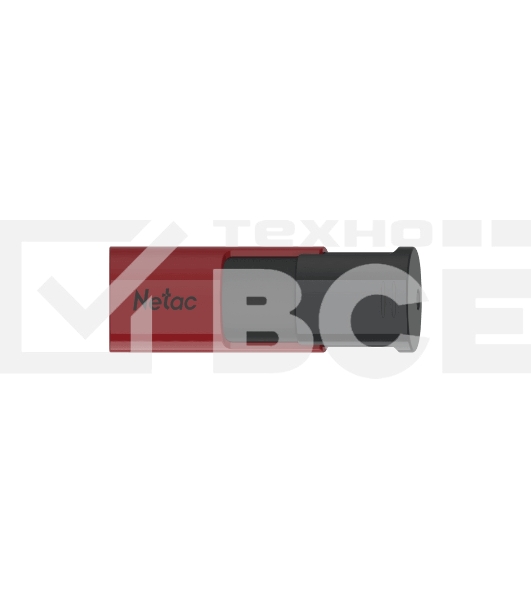 Флеш диск USB Drive Netac U182 NT03U182N-256G-30RE, USB3.0 256GB, retail version, черный/красный