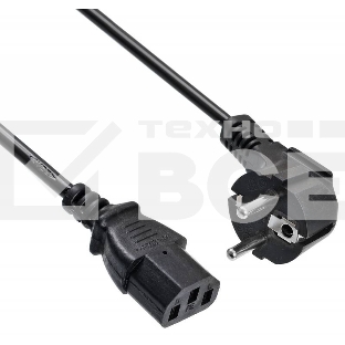 Кабель Buro BU-PCAB-ZP IEC C13 Евровилка 1.8м