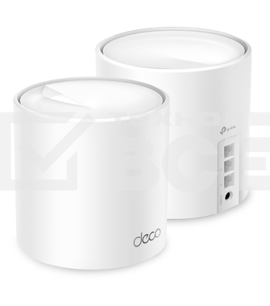 Бесшовный Mesh роутер TP-Link Deco X50(2-Pack) AX3000 10/100/1000BASE-TX
