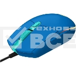 Мышь проводная Logitech G102 LIGHTSYNC синий, 8000 dpi, USB, кнопки - 6, фото2