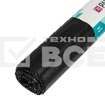 Пакеты для мусора 120 л x 10 шт. пвд прочные черные, длинный ролик, HomePalisad, фото3