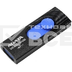 Флеш диск 64GB ADATA UV320, USB 3.1, Черный/Голубой, фото 1