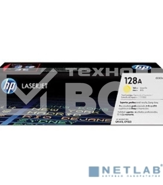 Картридж лазерный HP CE322A 128A желтый для CLJ Pro CM1415FN/CM1415FNW/CP1525N/CP1525NW 1300 стр.