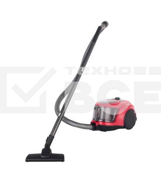 Пылесос Samsung VCC4520S3R/XEV красный, 350/1600 Вт, уборка сухая, пылесборник контейнер 1.3 л