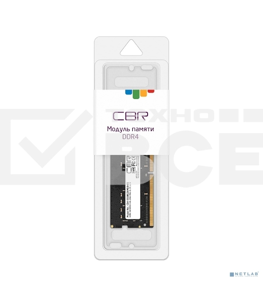 Оперативная память CBR CD4-SS08G26M19-01, DDR4, 8GB (1x8 GB), 2666 MHz, CL19, SO-DIMM