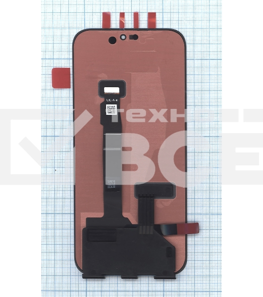 Дисплей (модуль) для Huawei Honor X8b в сборе с тачскрином, черный orig