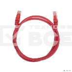 Патч-корд U/UTP REXANT категория 6, RJ45-RJ45, неэкранированный, 26AWG, LSZH, красный, 1 м, фото2