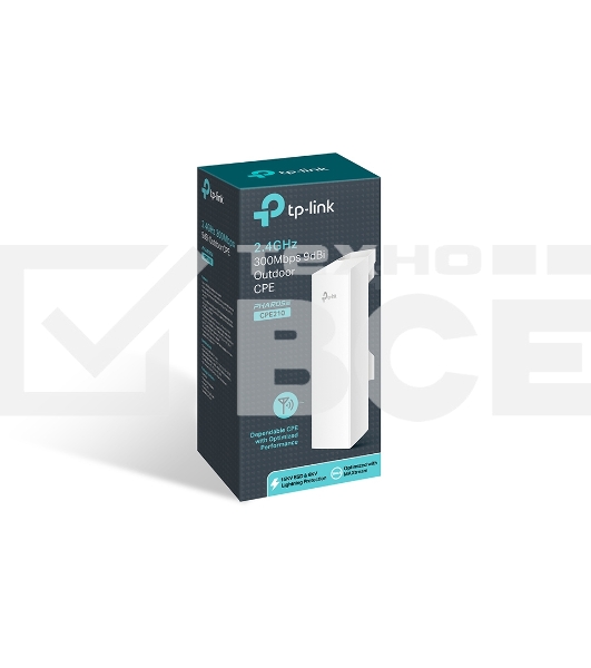 Точка доступа TP-Link SMB CPE210 Outdoor 2.4GHz 300Mbps High power Wireless Access Point WISP Client Router