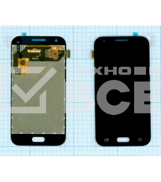 Дисплей для Samsung Galaxy J1 SM-J100H/DS черный