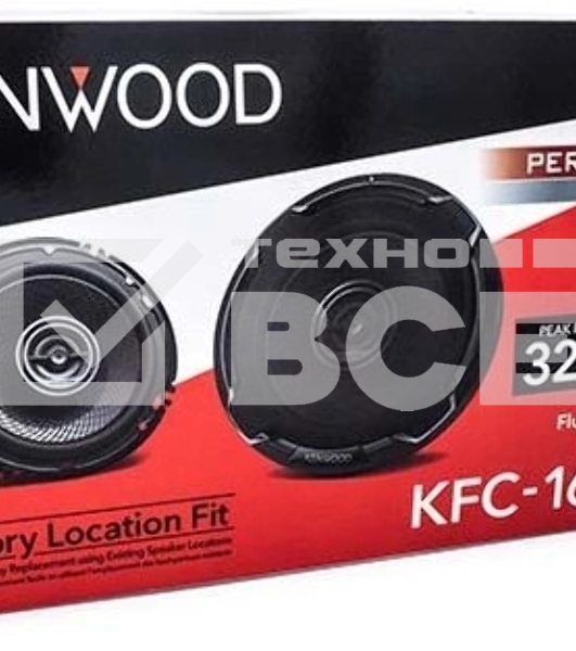Колонки автомобильные Kenwood KFC-PS1696 320Вт 88дБ 4Ом 16.5см (6 1/2дюйм) (ком.:2кол.) коаксиальные двухполосные