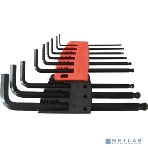 Ключи шестигранные FIT IT средние с шаром, 1,5 - 10 мм 9 шт. CrV 64195, фото 1