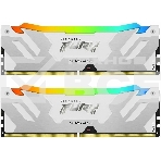 Оперативная память Kingston Fury Renegade, DDR5, 32GB (2x16GB), 6800MHz, CL36, с радиатором, RGB, белый, фото7