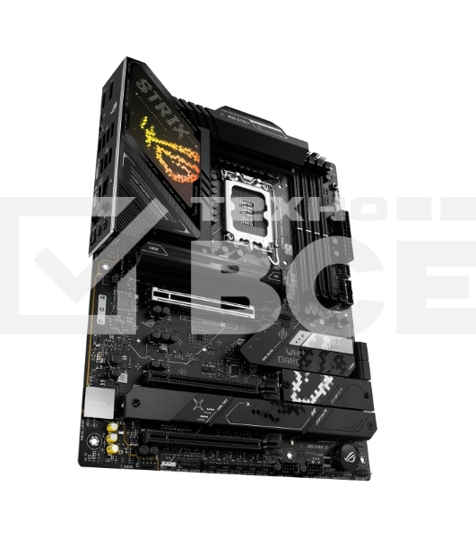 Материнская плата ASUS ROG STRIX Z890-H GAMING WIFI, LGA1851, Intel Z890, 4xDDR5, 4xSATA, 4xM.2, 1xPCIe 5.0 x16, 2xPCIe 4.0 x16, 1xDP, 1xHDMI, 1x5Gb LAN, Wi-Fi 7, 2xUSB 2.0, 4xUSB 3.2 Gen 1, 4xUSB 3.2 Gen 2, 2xUSB 3.2 Gen 2x2, 1xUSB-C, 1xS/PDIF, 2x3.5 мм,