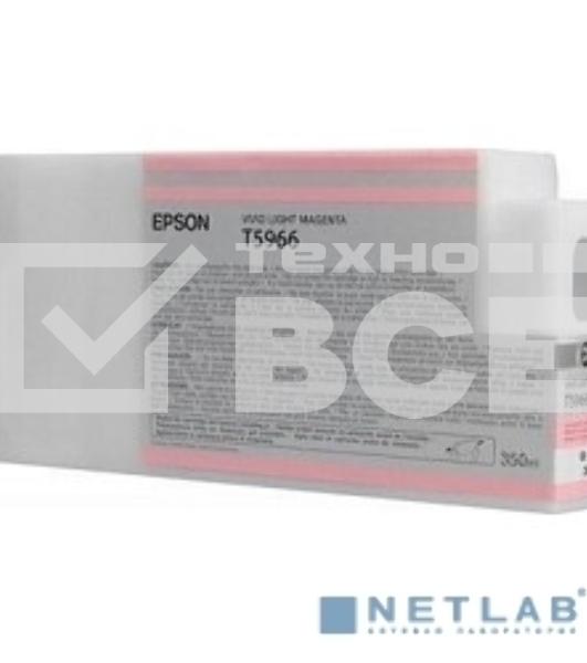 Картридж струйный Epson C13T596600 светло-пурпурный для Epson St Pro 7890/7900/9890/9900/WT7900/WT7900 (350мл)