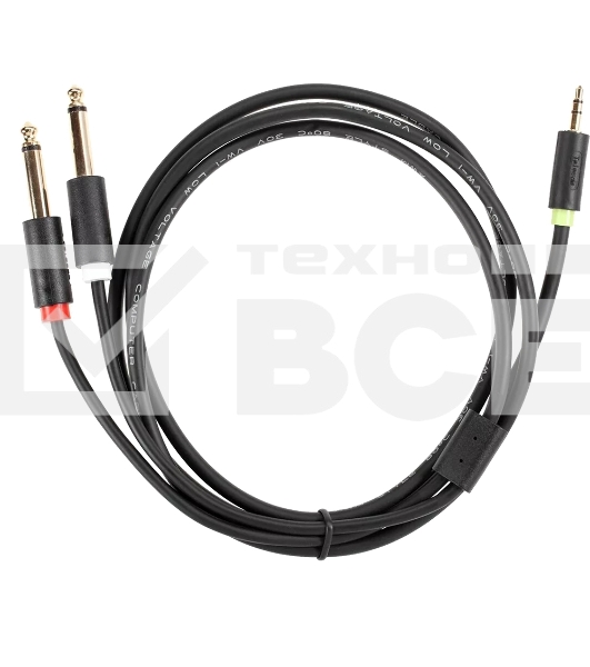 Кабель-адаптер 3.5ST(M)/2X6.35 ST(M), 1.5м, Telecom PRO <TAV6168-1.5M>