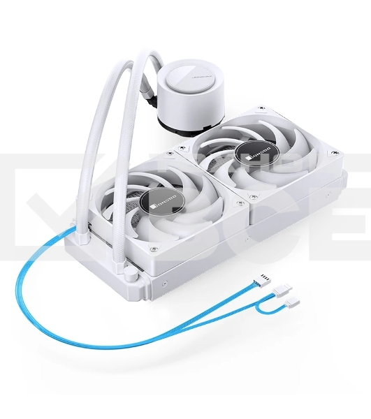 Система жидкостного охлаждения JONSBO TG-240 белый 120мм алюминий+медь 1800rpm 35.4db 4-pin 260W