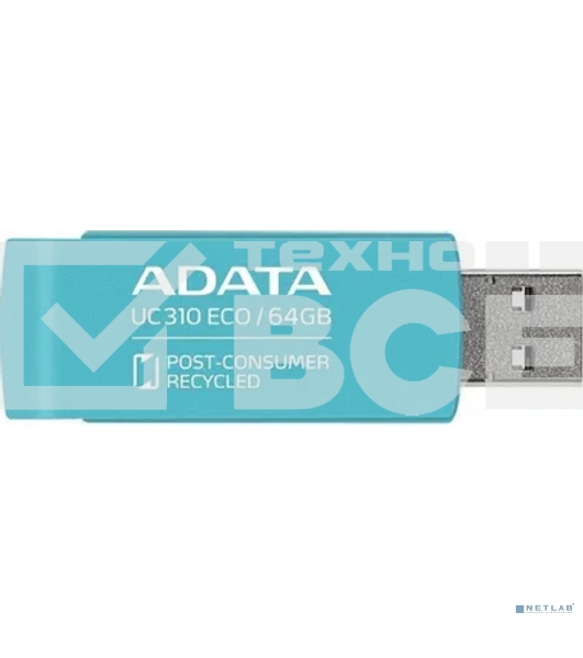 Флеш диск ADATA USB3 64GB GREEN UC310E-64G-RGN