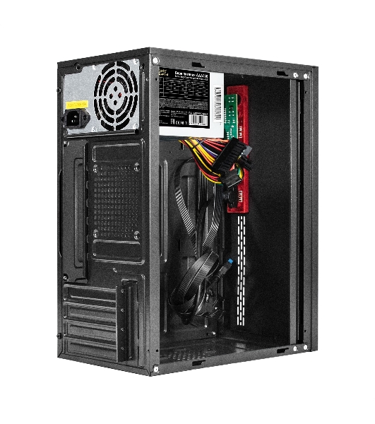 Компьютерный корпус Minitower ExeGate BAA-403U2-AAA350 (mATX, БП AAA350 с вент. 8см, 1*USB/2*USB 3.0, HD Audio, черный)