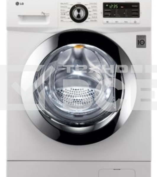 Стиральная машина LG F1096ND3 белая, загрузка фронтальная 6кг, 1000 об/мин., класс: A
