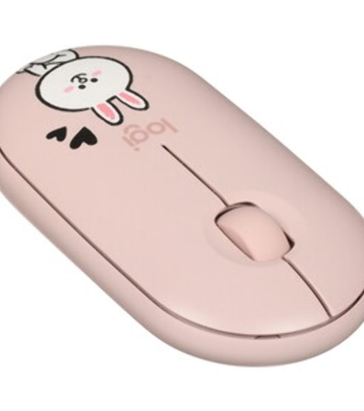 Мышь беспроводная Logitech Pebble M350 розовый, 1000 dpi, радиоканал, Bluetooth, USB, кнопки - 3