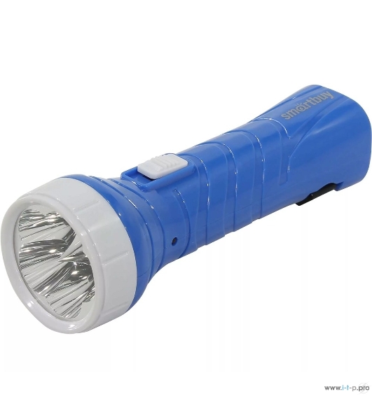  Аккумуляторный Светодиодный фонарь Smartbuy SBF-99-B 5 LED с прямой зарядкой синий 